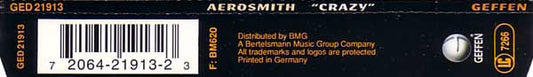 Aerosmith : Crazy (CD, Maxi)