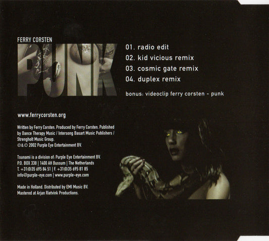 Ferry Corsten : Punk (CD, Maxi)