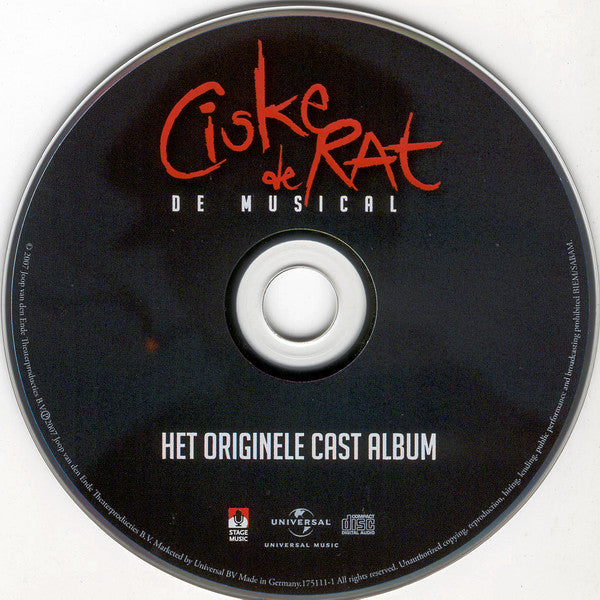 "Ciske De Rat" Cast : Ciske De Rat - De Musical (Origineel Cast Album) (CD, Album)