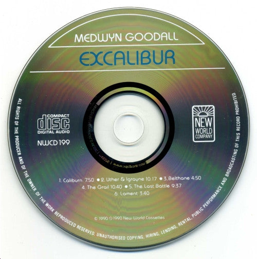 Medwyn Goodall : Excalibur - The Druid Trilogy Volume III (CD, Album)