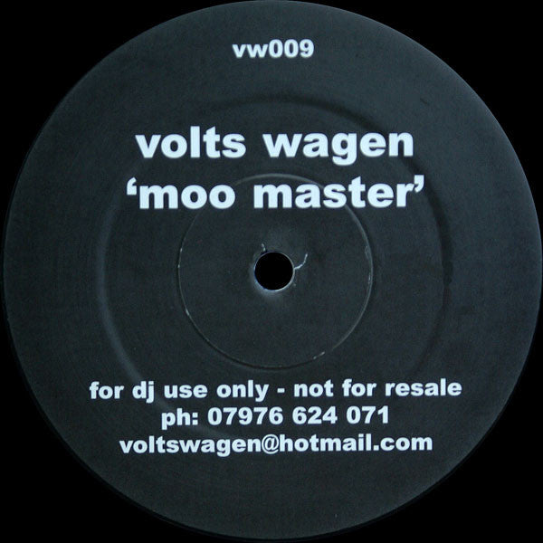 Volts Wagen : Moo Master (12", S/Sided)