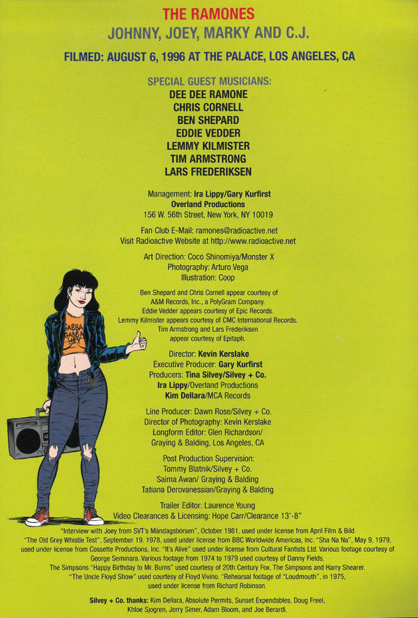Ramones : We're Outta Here! (DVD-V, RE, PAL)