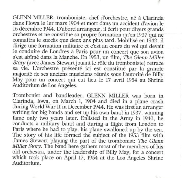 The Original Glenn Miller Reunion : In The Mood (CD)