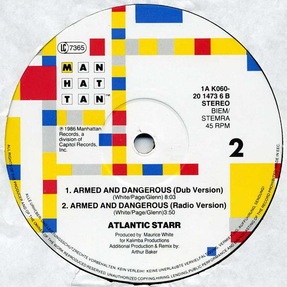 Atlantic Starr : Armed And Dangerous (12")