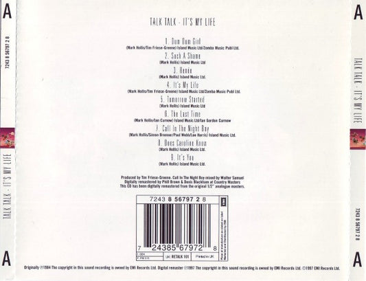 Talk Talk : It's My Life (CD, Album, RE, RM)