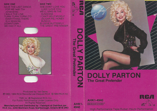 Dolly Parton : The Great Pretender (Cass, Album)