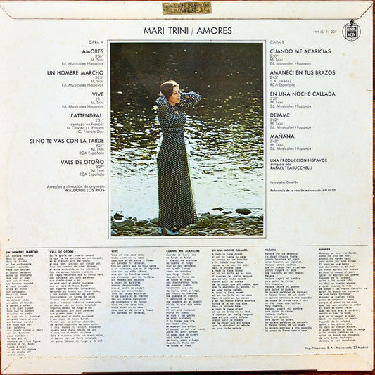 Mari Trini : Amores (LP, Album)