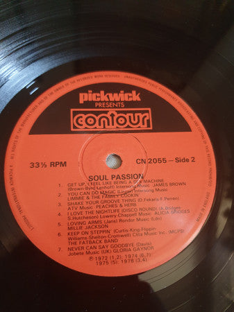 Various : Soul Passion (LP, Comp)