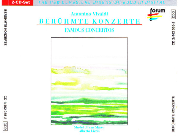 Antonio Vivaldi, Musici Di San Marco, Alberto Lizzio : Berühmte Konzerte - Famous Concertos (2xCD, Album, Comp)