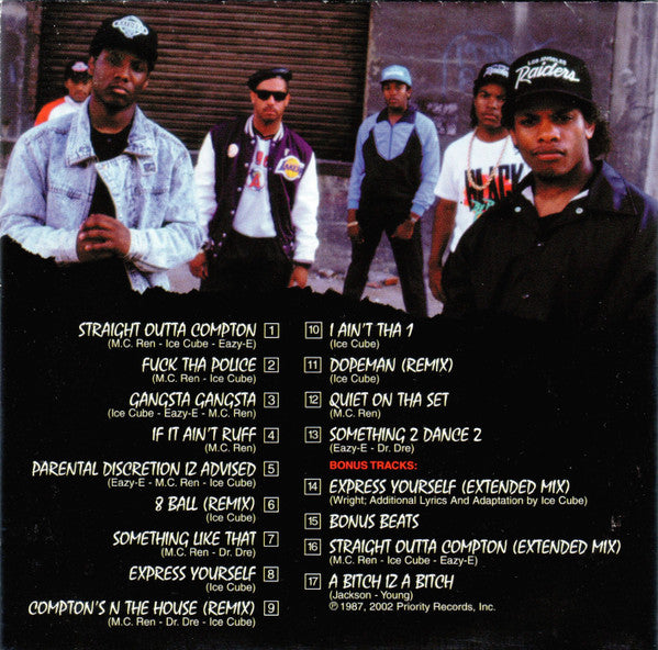 N.W.A. : Straight Outta Compton (CD, Album, RE, RM)