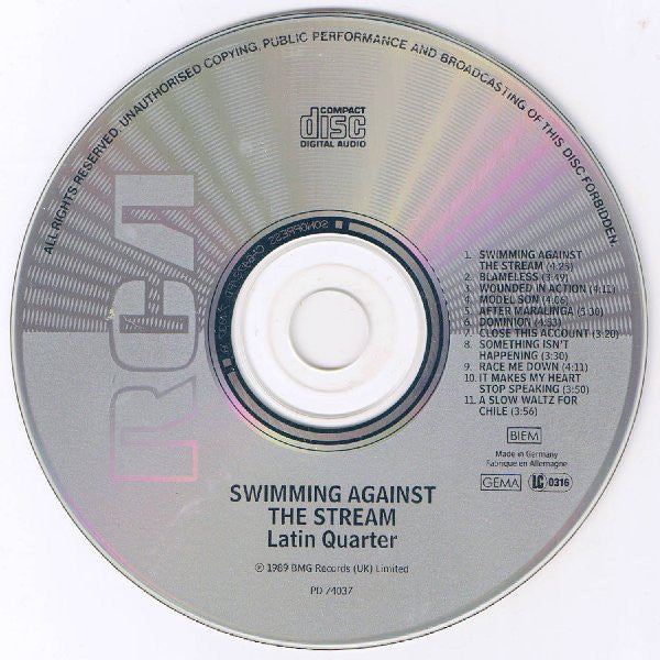Latin Quarter : Swimming Against The Stream (CD, Album)