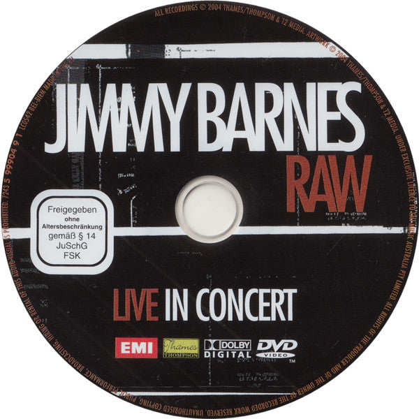 Jimmy Barnes : Raw (DVD-V, PAL)