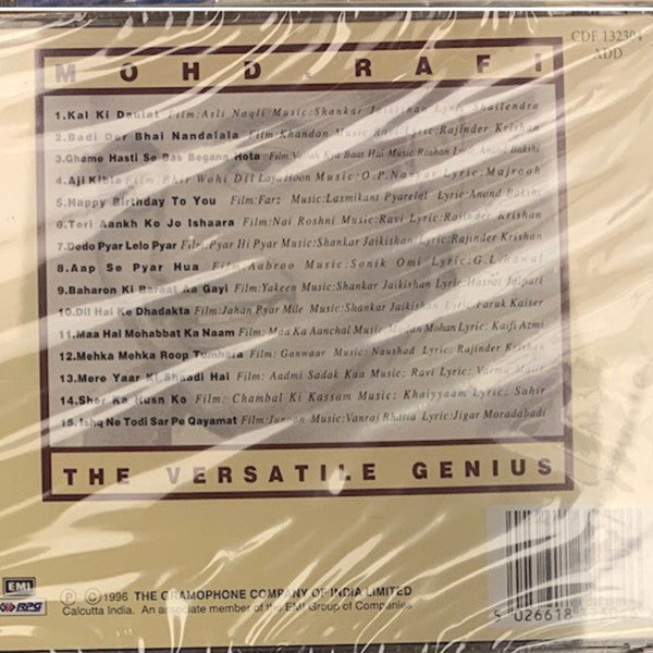 Mohammed Rafi : The Versatile Genius (CD, Comp)