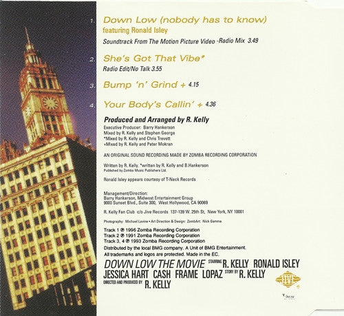 R. Kelly : Down Low (Nobody Has To Know) The Movie (CD, Maxi)