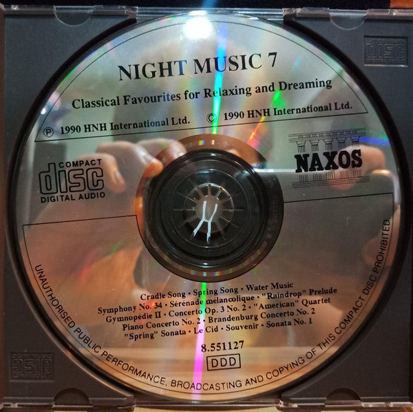 Various : Night Music 7 - Classical Favourites for Relaxing and Dreaming (CD, Comp)