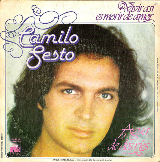 Camilo Sesto : Vivir Así Es Morir De Amor (7", Single)