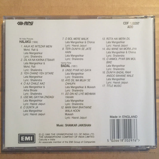 Shankar-Jaikishan : Badal / Halaku (CD, Comp)