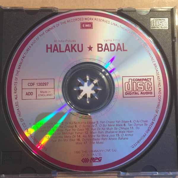 Shankar-Jaikishan : Badal / Halaku (CD, Comp)