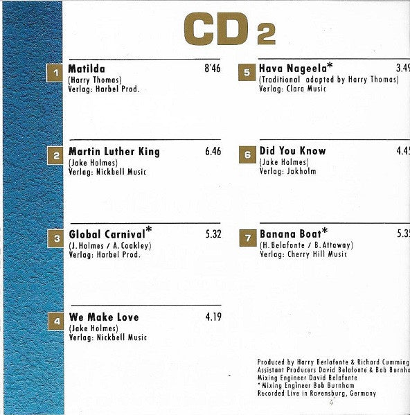 Harry Belafonte : Stationen (2xCD, Comp, Fat)