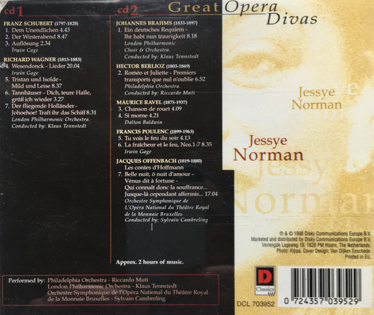 Jessye Norman : Jessye Norman (2xCD, Comp, RE)