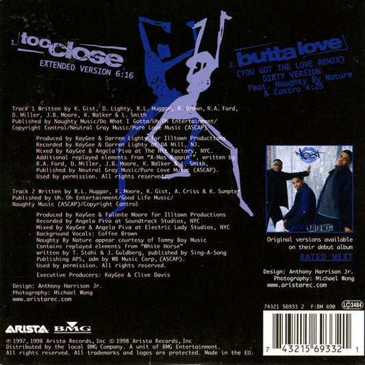 Next (2) : Too Close (CD, Single, Car)