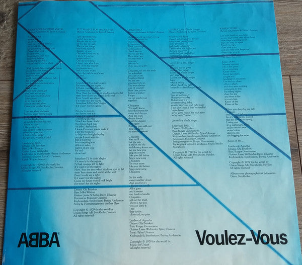 ABBA : Voulez-Vous (LP, Album)