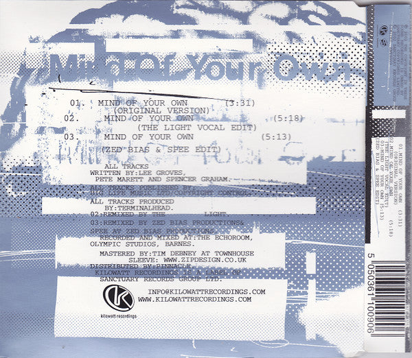Terminalhead : Mind Of Your Own (CD, Maxi)