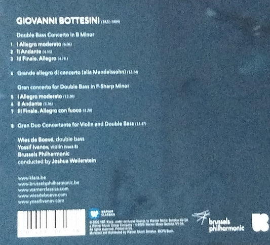 Wies de Boevé : Via Bottesini Concerti E Pezzi Concertanti (CD)