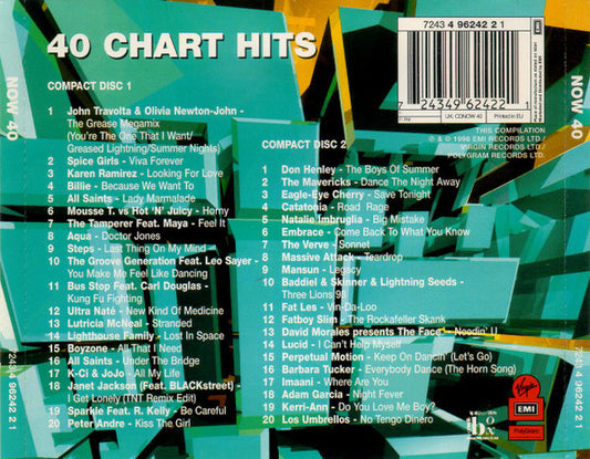 Various : Now That's What I Call Music! 40 (2xCD, Comp)