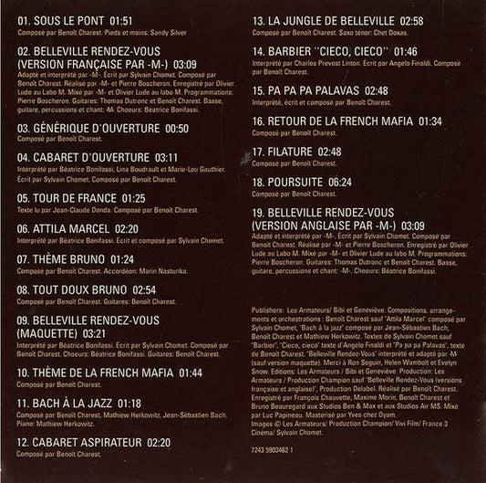 Benoît Charest : Les Triplettes De Belleville (HDCD, Album, Copy Prot.)