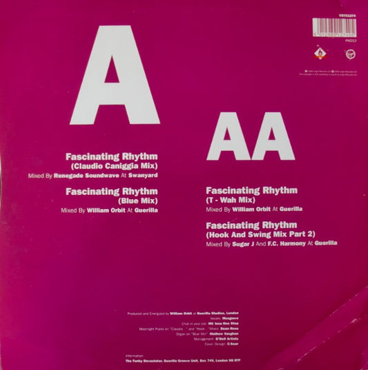 Bassomatic : Fascinating Rhythm (Renegade Remix) (12", Single)