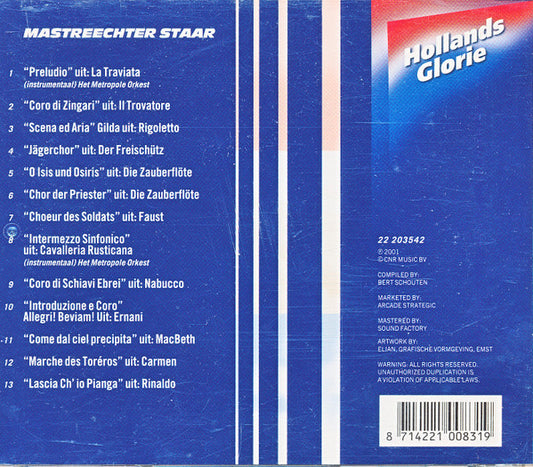De Mastreechter Staar En Metropole Orchestra : Mastreechter Staar (CD, Comp, RE)