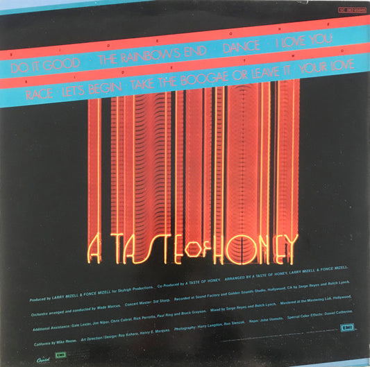 A Taste Of Honey : Another Taste (LP, Album)