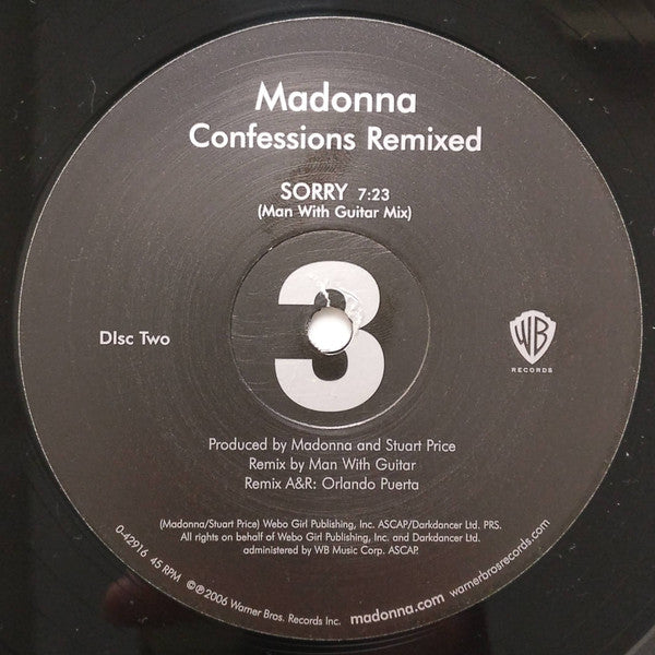 Madonna : Confessions Remixed (3x12", Comp, Ltd)