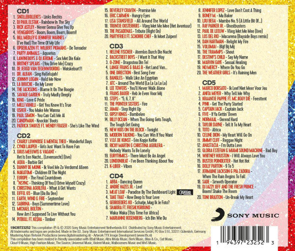 Various : Het Beste Uit 15 Jaar Het Foute Uur 2020 (5xCD, Comp)