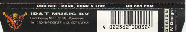 Rob Gee : Punk, Funk & Live (CD, Maxi)