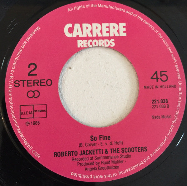 Roberto Jacketti & The Scooters : One Day's Enough (7", Single)