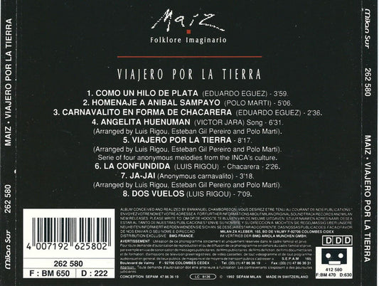 Maiz : Viajero Por La Tierra (CD, Album)