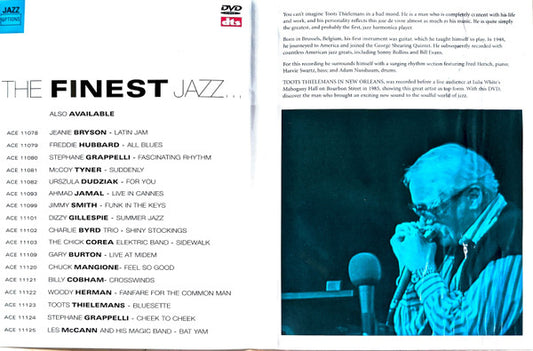 Toots Thielemans With Fred Hersch | Harvie Swartz | Adam Nussbaum : Bluesette (Live In New Orleans, 1985) (DVD-V, dts)