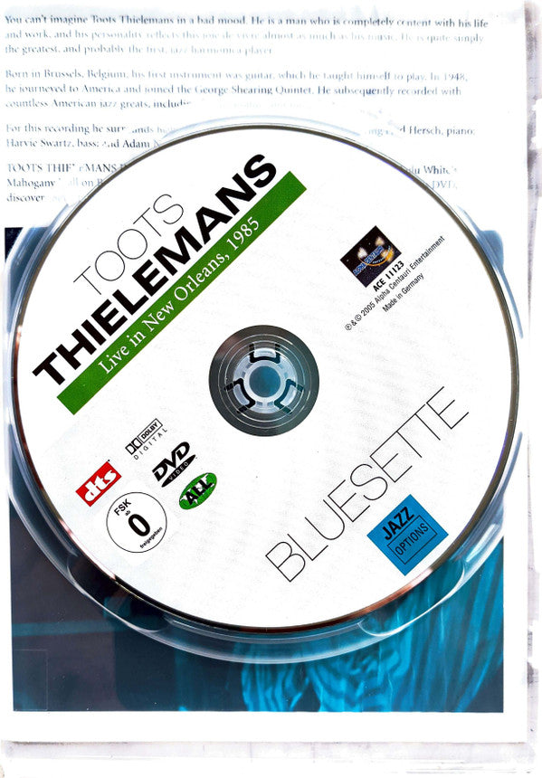 Toots Thielemans With Fred Hersch | Harvie Swartz | Adam Nussbaum : Bluesette (Live In New Orleans, 1985) (DVD-V, dts)