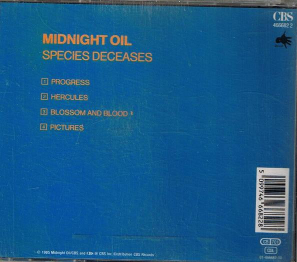 Midnight Oil : Species Deceases (CD, EP)