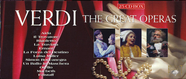 Giuseppe Verdi : The Great Operas (25xCD, Album, RE + 12xBox + Box, Comp, Thi)