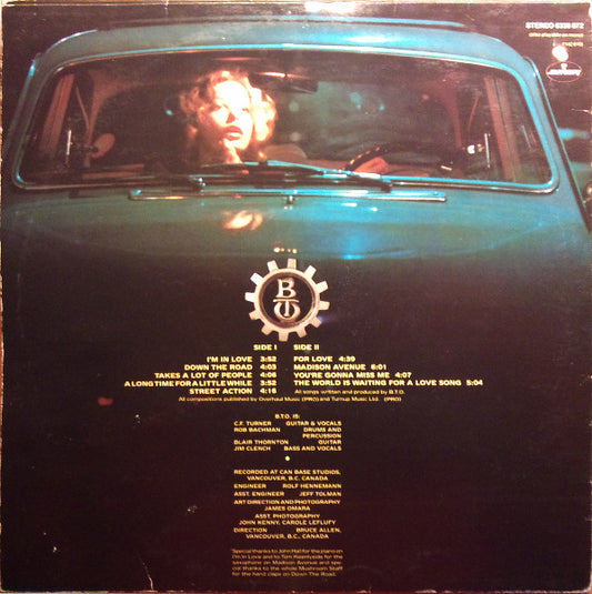 Bachman-Turner Overdrive : Street Action (LP, Album)