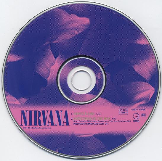 Nirvana : About A Girl (CD, Single, RP)