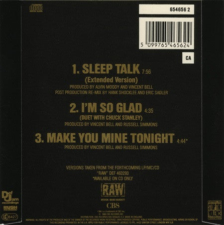 Alyson Williams : Sleep Talk (Extended Version) (CD, Single, Car)