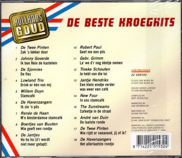 Various : De Beste Kroeghits (CD, Comp)