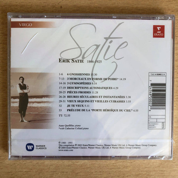 Anne Queffélec, Erik Satie : Gnossiennes, Gymnopédies: Piano Works (CD, Comp, RE)