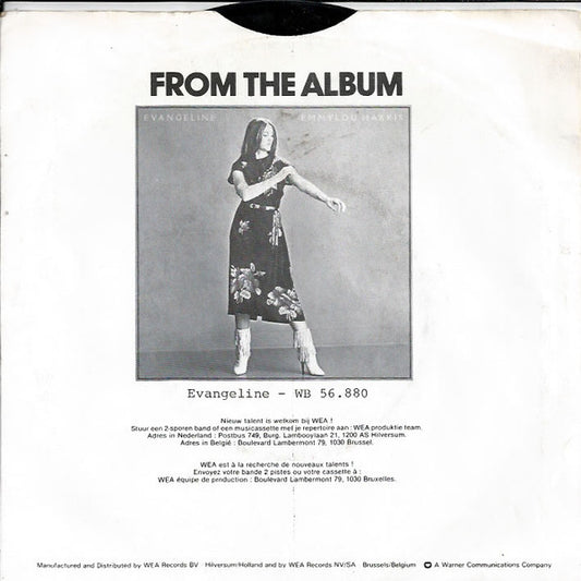 Emmylou Harris : Mister Sandman (7", Single)