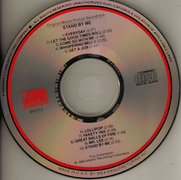 Various : Stand By Me (Original Motion Picture Soundtrack) (CD, Comp, RP)