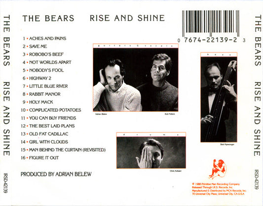 The Bears (3) : Rise And Shine (CD, Album)
